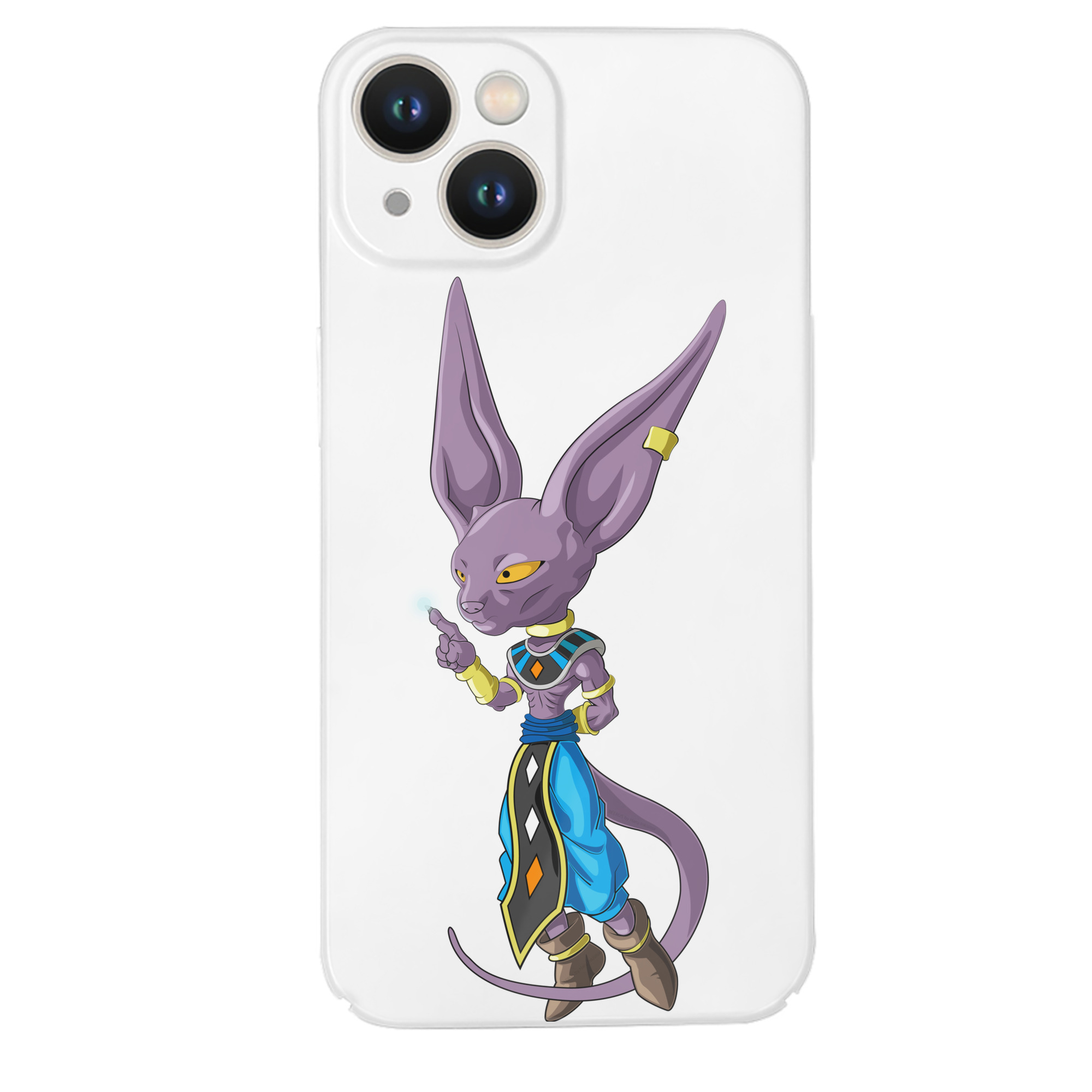 （画像用） ドラゴンボール ビルス 破壊神ビルス DRAGON BALL Beerus Birusu 【iPhone 14シリーズ対応】ハードケース